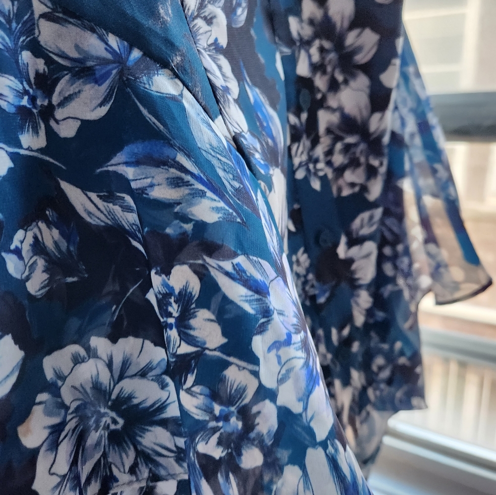 Parker Size S Floral High-Low Flowy Dress - Picture 8 of 10